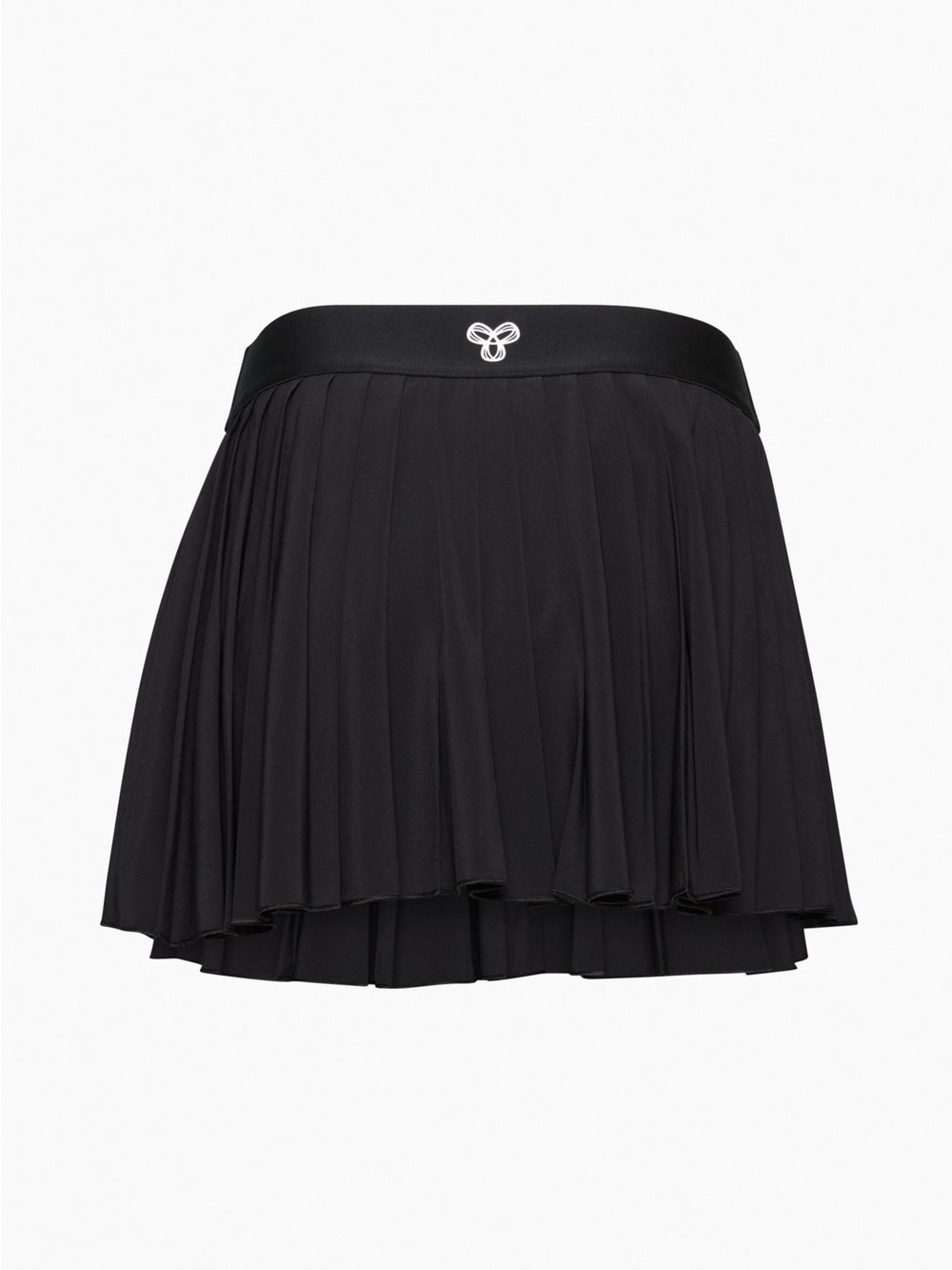 TNA ARITZIA TnaMOVE Tennis Pro Micro Skirt Black Pleated Skirt Logo Waistband XS